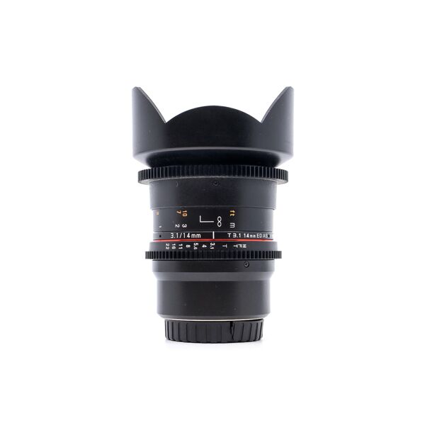 samyang 14mm t3.1 ed as if umc ii micro four thirds fit (condition: like new)