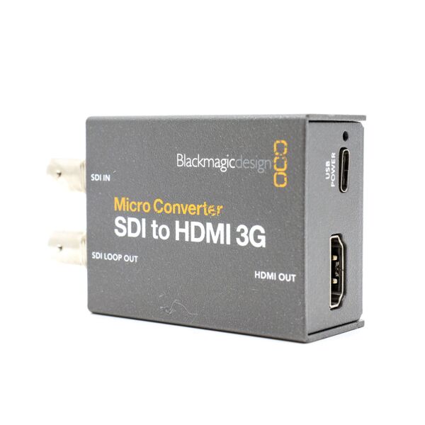 blackmagic design micro converter sdi to hdmi 3g (condition: like new)