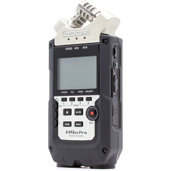 zoom h4n pro 4-track audio recorder (condition: good)