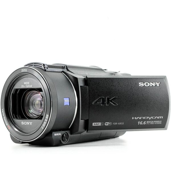 sony fdr-ax53 4k camcorder (condition: s/r)