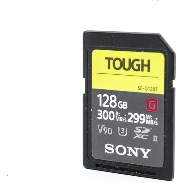 sony 128gb sf-g tough sdxc card (condition: like new)