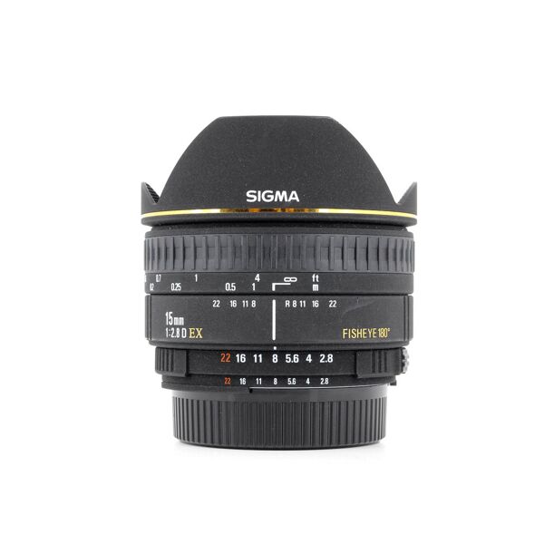 sigma 15mm f/2.8 d ex fisheye nikon fit (condition: good)