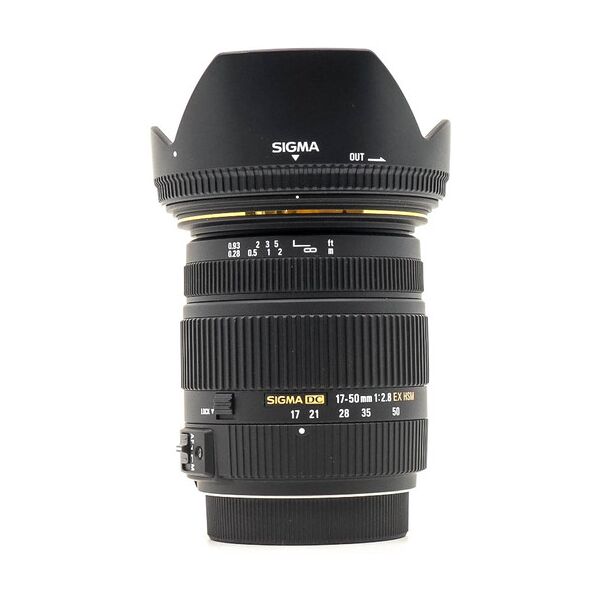 sigma 17-50mm f/2.8 ex dc sony a fit (condition: good)