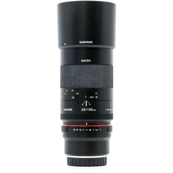 samyang 100mm f/2.8 ed umc macro- fujifilm x fit (condition: like new)