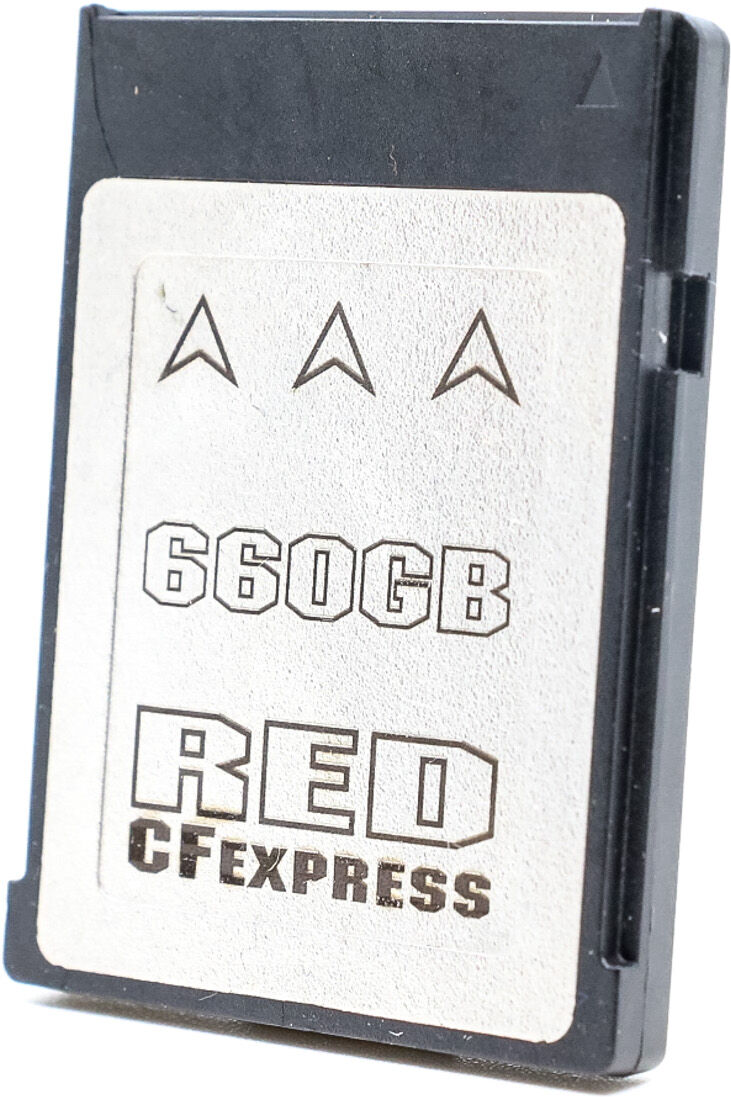 red digital cinema red pro cfexpress 660gb card (condition: like new)