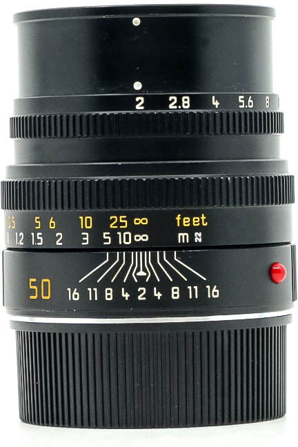 leica 50mm f/2 summicron-m [11825] (condition: excellent)