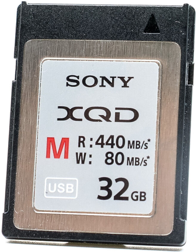 sony xqd m 32gb 440mb/s (condition: excellent)