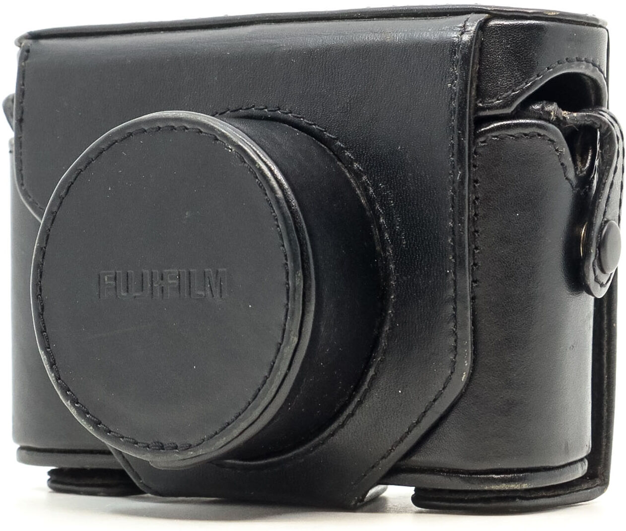 fujifilm x10 / x20 leather case (condition: good)