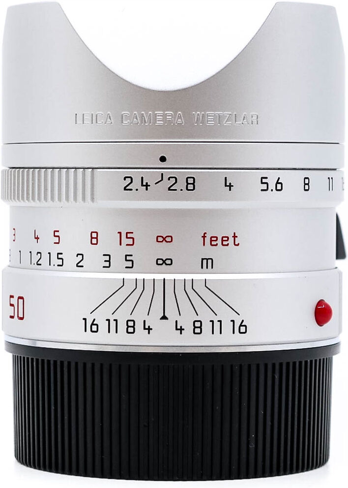 leica 50mm f/2.4 summarit-m silver [11681] (condition: excellent)