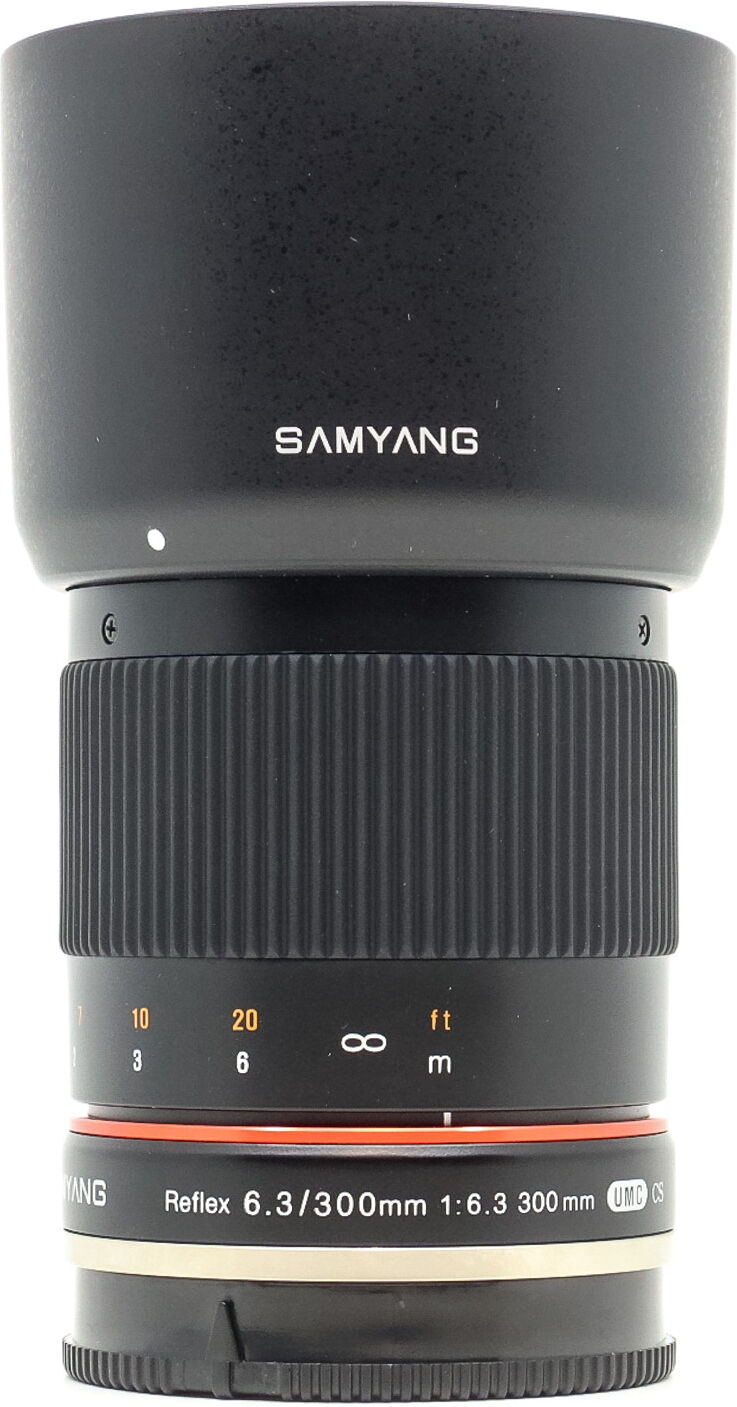 samyang 300mm f/6.3 reflex ed umc cs sony a fit (condition: like new)