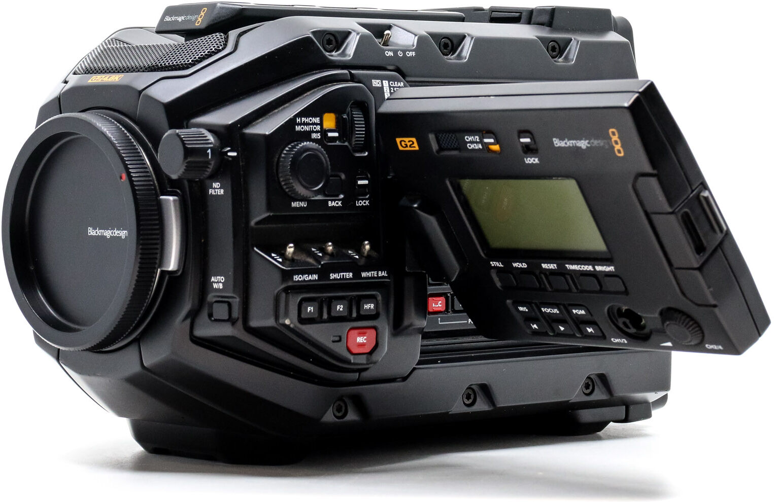 blackmagic design ursa mini pro g2 4.6k canon ef fit (condition: good)