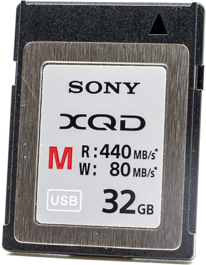 sony xqd m 32gb 440mb/s (condition: excellent)