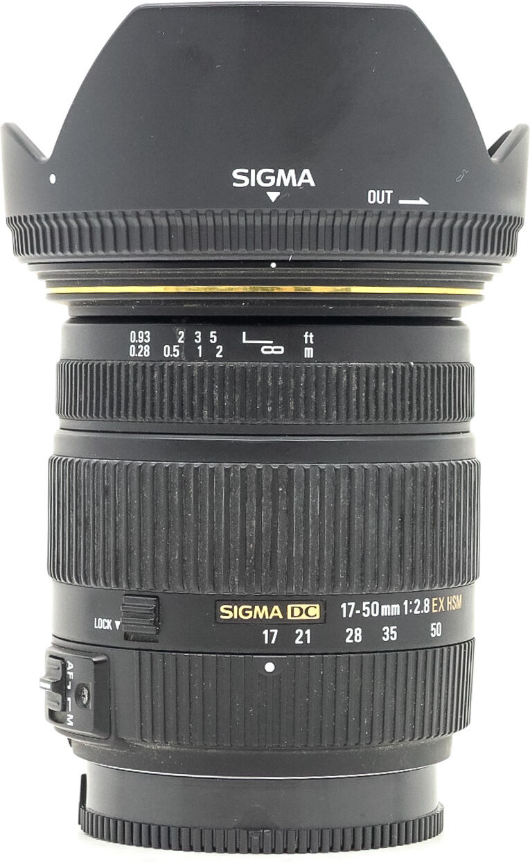 sigma 17-50mm f/2.8 ex dc sony a fit (condition: excellent)