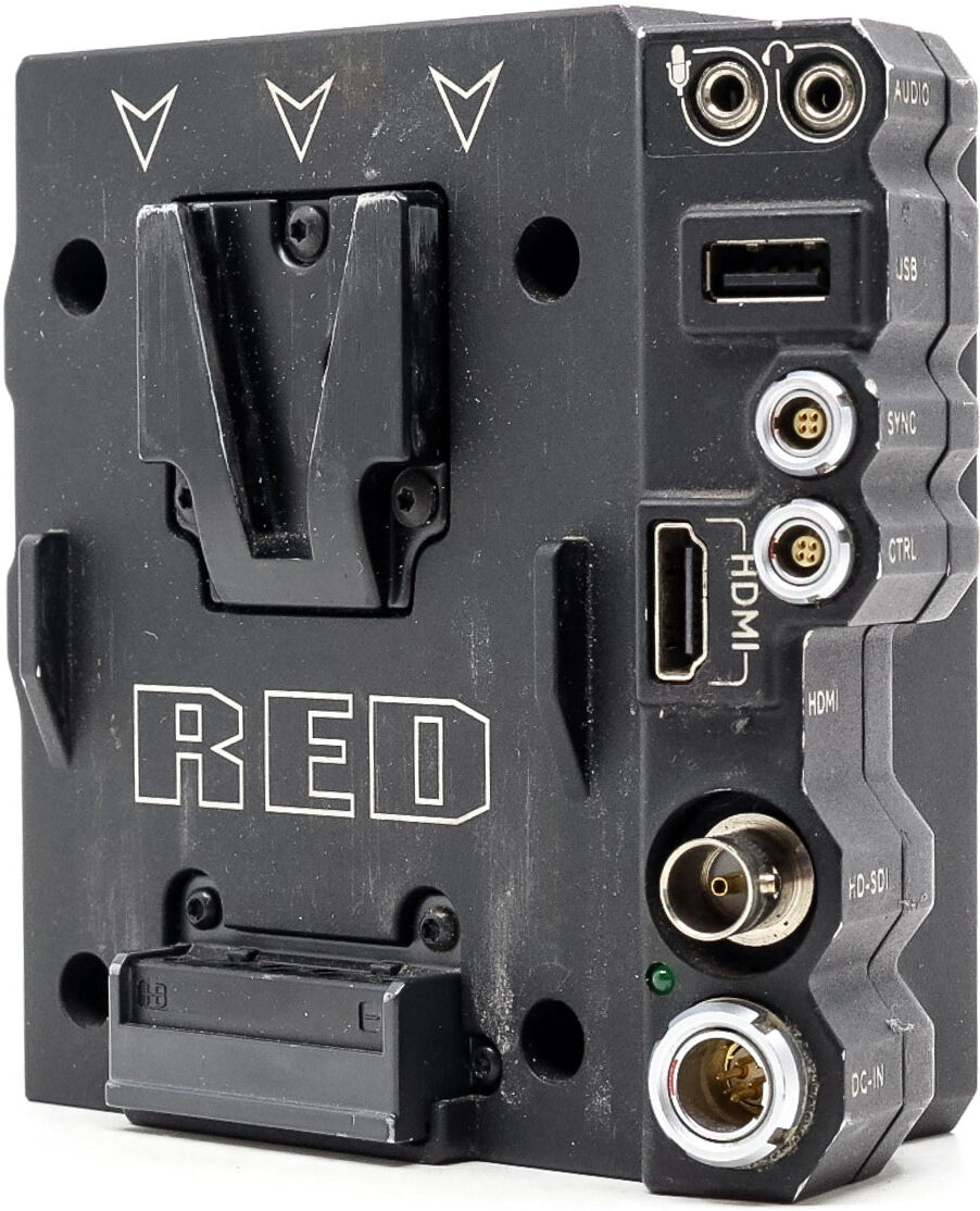 red digital cinema red dsmc2 v-lock i/o expander (condition: good)