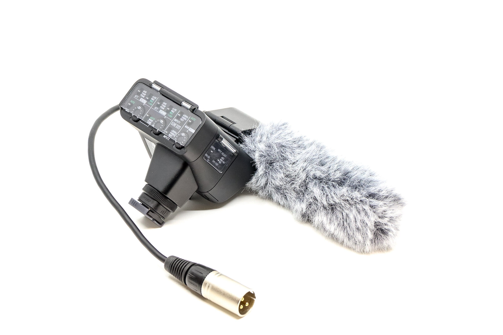 sony xlr-k3m adapter and microphone kit (condition: like new)