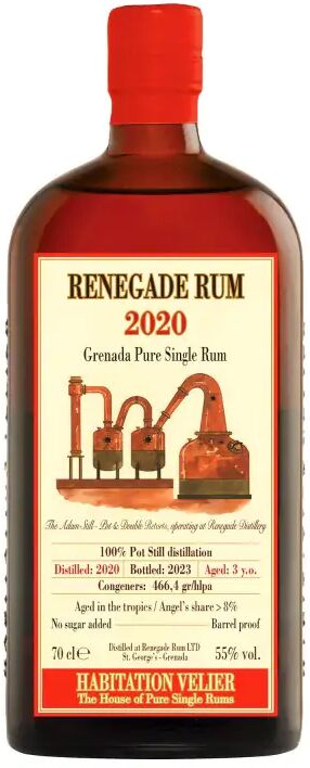 Laciviltadelbere Jamaica Pure Single Rum Pot Still 3 Y.O release 2020 Renegade Habitation Velier