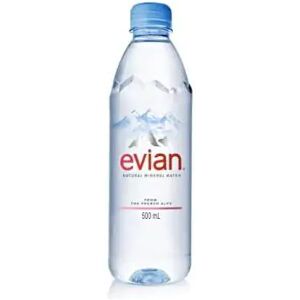 Laciviltadelbere Acqua Evian confezione da 24 bott. 0,5L Evian