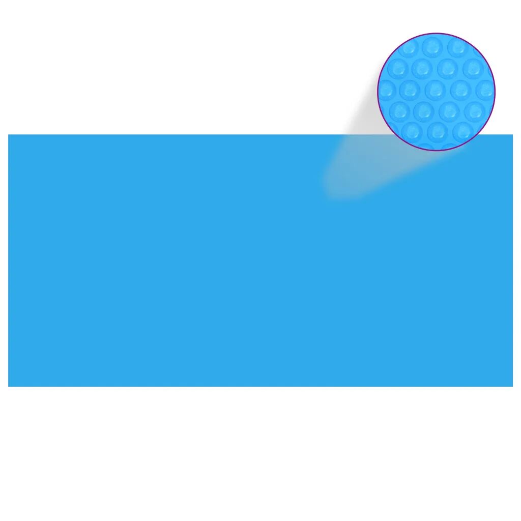 vidaxl telo solare copripiscina copertura rettangolare pe 732 x 366 cm blu
