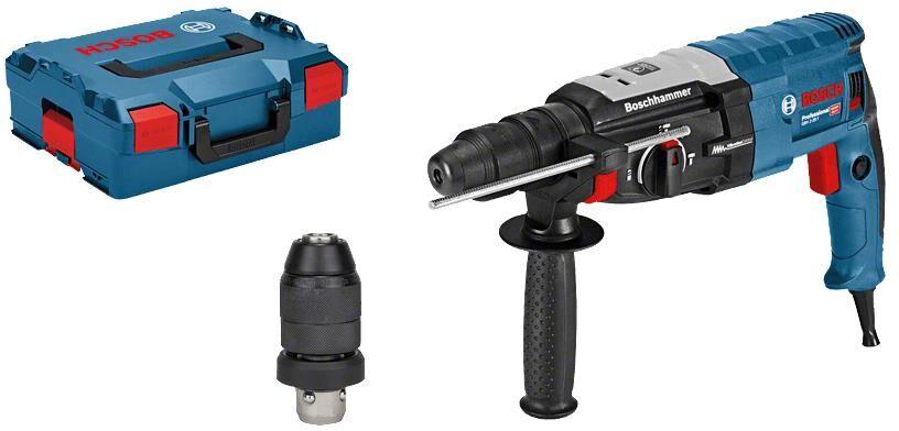 Bosch Martello Perforatore Con Attacco Sds Plus Gbh 2-28 F Professional Valigetta L-Boxx E Set Di Accessori