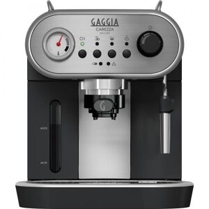 gaggia carezza deluxe macchina da caffè espresso manuale serbatoio da 1.4 litro potenza 1900 watt colore nero / argento