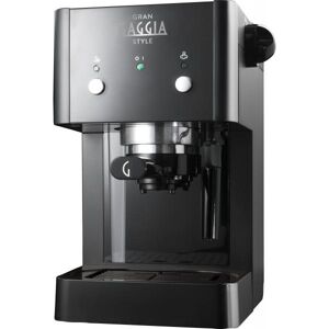 gaggia gran style macchina caffe' espresso manuale 1.050w capacita' 1 lt 15 bar colore nero