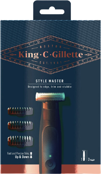 Gillette King C. Regolabarba Style Master Rasoio