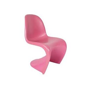 Domini il seggiolino sedia Panton lucido rosa