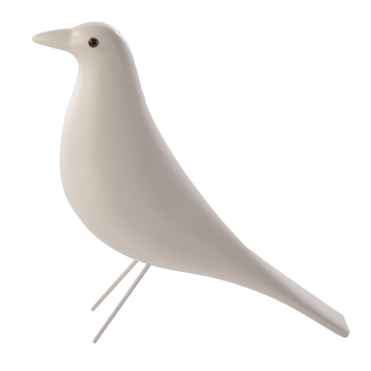 Domini decorazione Housebird bianca