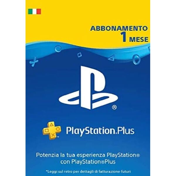 sony playstation plus 1 mese chiave digitale ufficiale