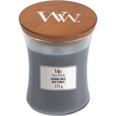 Candea profumata WoodWick Evening Onyx - Fragranza elegante Candea profumata WoodWick Evening Onyx - Fragranza elegante
