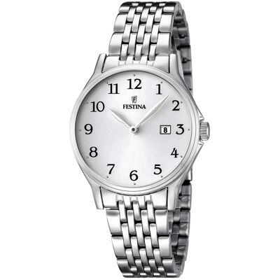 Festina Orologio Solo Tempo Donna Acero Clasico - F16748/1 F16748/1 Festina Orologio Solo Tempo Donna Acero Clasico - F16748/1 F16748/1