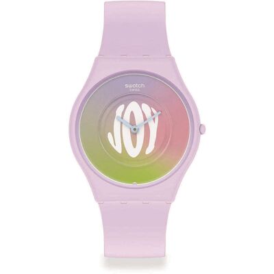 Swatch Orologio Rosa Solo Tempo Skin SS09V101 Swatch Orologio Rosa Solo Tempo Skin SS09V101