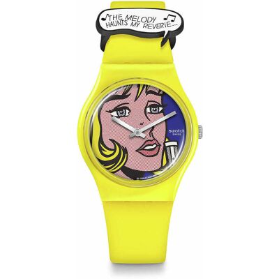 Swatch Roy Lichtenstein Pop Art Orologio Solo Tempo - So28z117 SO28Z117 Swatch Roy Lichtenstein Pop Art Orologio Solo Tempo - So28z117 SO28Z117