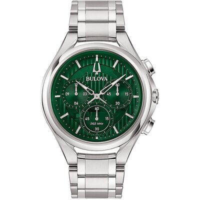 Bulova Orologio Uomo Cronografo Curv - 96a297 96A297 Bulova Orologio Uomo Cronografo Curv - 96a297 96A297