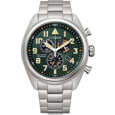 Citizen Orologio Cronografo Uomo Supertitanio - At2480-81x AT2480-81X Citizen Orologio Cronografo Uomo Supertitanio - At2480-81x AT2480-81X