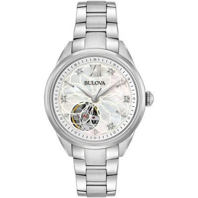 Bulova Orologio Solo Tempo Donna Diamonds - 96p181 96P181 Bulova Orologio Solo Tempo Donna Diamonds - 96p181 96P181