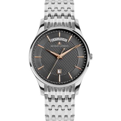 Jacques Lemans Orologio Solo Tempo Uomo London - 1-2193i 1-2193I Jacques Lemans Orologio Solo Tempo Uomo London - 1-2193i 1-2193I