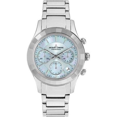 Jacques Lemans Orologio Cronografo Donna Venice - 1-2151k 1-2151K Jacques Lemans Orologio Cronografo Donna Venice - 1-2151k 1-2151K