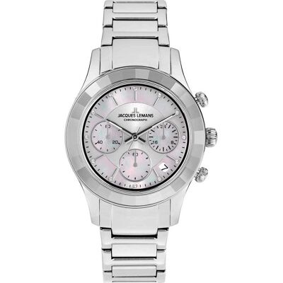 Jacques Lemans Orologio Cronografo Donna Venice - 1-2151f 1-2151F Jacques Lemans Orologio Cronografo Donna Venice - 1-2151f 1-2151F