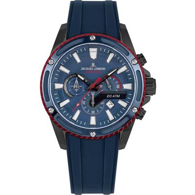 Jacques Lemans Orologio Cronografo Uomo Liverpool - 1-2141b 1-2141B Jacques Lemans Orologio Cronografo Uomo Liverpool - 1-2141b 1-2141B