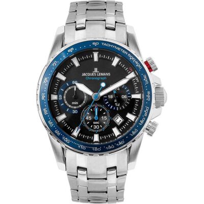 Jacques Lemans Orologio Cronografo Uomo Liverpool - 1-2099e 1-2099E Jacques Lemans Orologio Cronografo Uomo Liverpool - 1-2099e 1-2099E