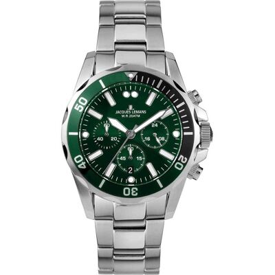 Jacques Lemans Orologio Cronografo Uomo Liverpool - 1-2091h 1-2091H Jacques Lemans Orologio Cronografo Uomo Liverpool - 1-2091h 1-2091H