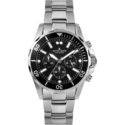 Jacques Lemans Orologio Cronografo Uomo Liverpool - 1-2091f 1-2091F Jacques Lemans Orologio Cronografo Uomo Liverpool - 1-2091f 1-2091F