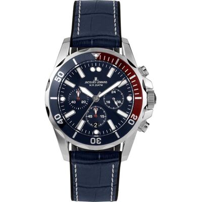 Jacques Lemans Orologio Cronografo Uomo Liverpool - 1-2091b 1-2091B Jacques Lemans Orologio Cronografo Uomo Liverpool - 1-2091b 1-2091B