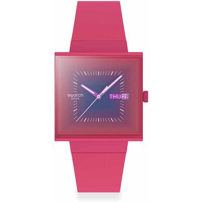 Swatch Orologio Rosa Solo Tempo Essentials SO34R700 Swatch Orologio Rosa Solo Tempo Essentials SO34R700