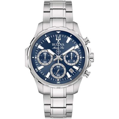 Bulova Orologio Uomo Cronografo Marine Star - 96b466 96B466 Bulova Orologio Uomo Cronografo Marine Star - 96b466 96B466