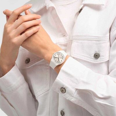 Swatch Orologio Al Quarzo Unisex Holiday - So31w109 SO31W109 Swatch Orologio Al Quarzo Unisex Holiday - So31w109 SO31W109
