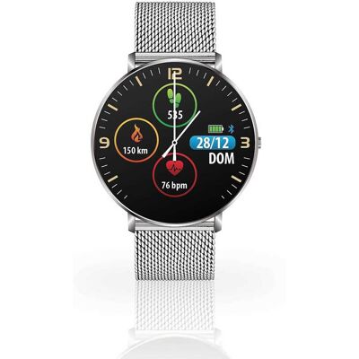 Techmade - Kosmos - Custodia Argento - Bracciale Argento - Smartwatch Techmade - Kosmos - Custodia Argento - Bracciale Argento - Smartwatch