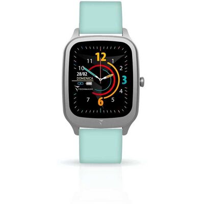 Techmade - TM-VISION-TIF - Cassa argento - Orologio intelligente Techmade - TM-VISION-TIF - Cassa argento - Orologio intelligente