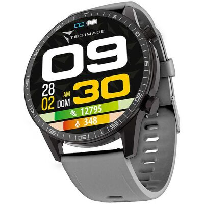 Techmade Orologio Smartwatch Uomo Rocks - Tm-Rocks-Gy TM-ROCKS-GY Techmade Orologio Smartwatch Uomo Rocks - Tm-Rocks-Gy TM-ROCKS-GY